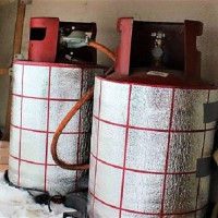 Как да изолирате газов балон навън през зимата: най-добрите начини за изолация