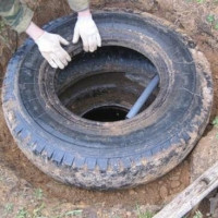 Изгребна яма от гуми със собствени ръце: поетапна инструкция за изграждане