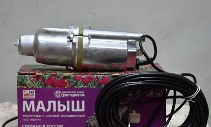Вибрационни потопяеми помпи от типа Малъш