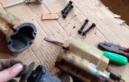 Разглобяване на помпа Малъш