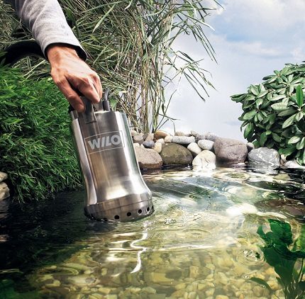 Потопяема помпа за изпомпване на вода от басейна Помпа за изпомпване на вода