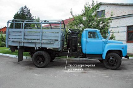 ЗиЛ с газогенераторна инсталация