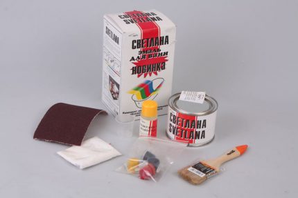 Комплект за боядисване на вана