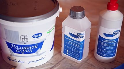 Течен акрил за вана