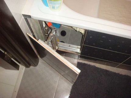 Fertige Sanitärklappe