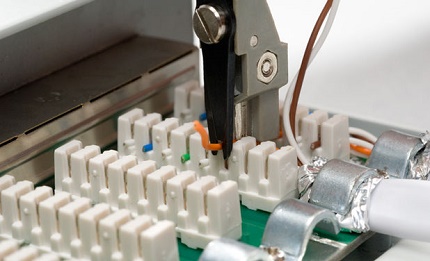 Überprüfung des Anschlusses der Dose an das Internet