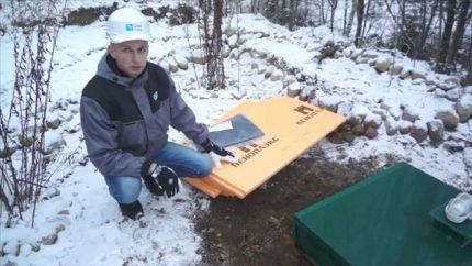 Топлоизолация на септична яма Топас