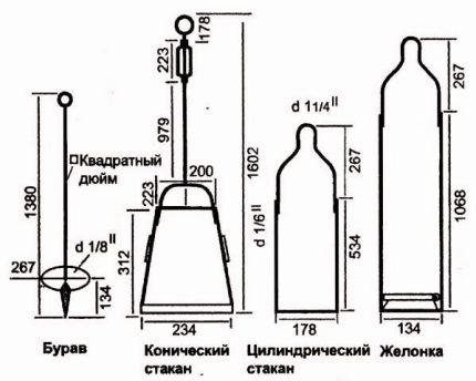 Сондажни снаряди за ръчно сондиране
