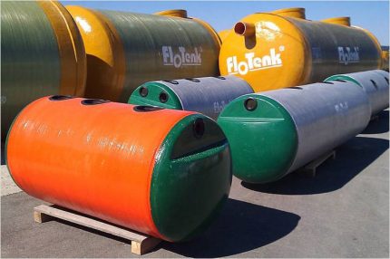 Modellpalette der Klärgruben Flotenk