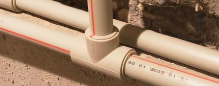 Wasserleitung aus Polypropylen in Eigenregie