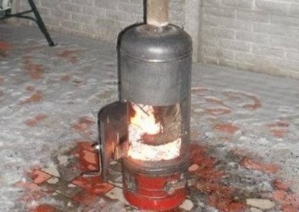 Вариант за изработка на печка буржуйка