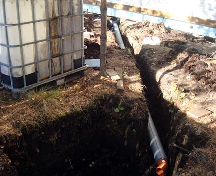 Montarea sepsului și instalarea conductelor