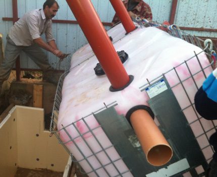 Instalarea fosei septice artizanale