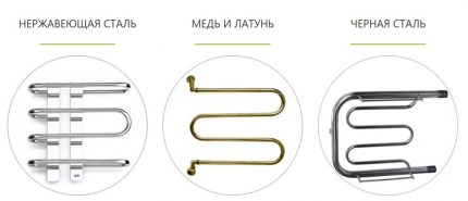 Материал за изработка на сушилки за кърпи