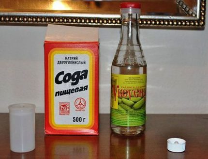 Сода и оцет срещу плесен