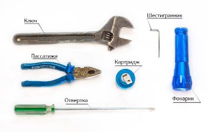 Инструменти за ремонт на смесител със собствени ръце Инструменти за ремонт