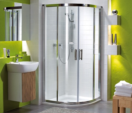 Instalarea cabinei de duș fără tavă în interior Interior stilat