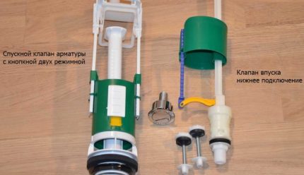 Функция на арматура за източен резервоар