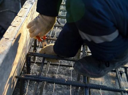 Използване на кабел за бетонен разтвор
