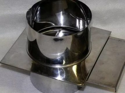 Стоманена шиберна клапа
