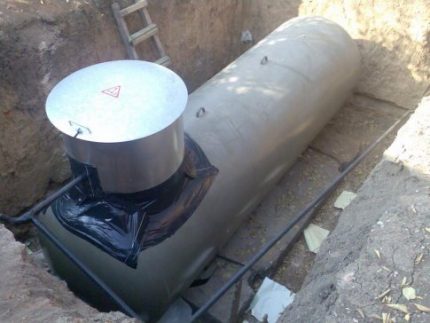 Монтаж на газхолдер