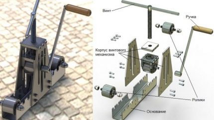 Детайли на ръчния тръбоогъвач Детайли на ръчния тръбоогъвач
