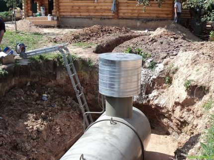 Инсталиране на газхолдер