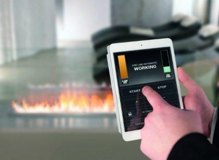 Automatisierter Kamin