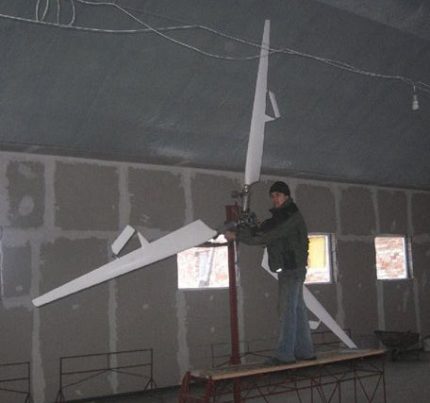 Балансиране на вятърното колело