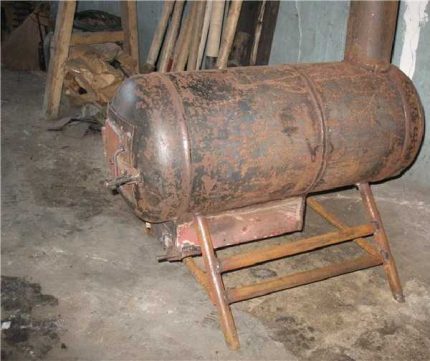 Bourzhuika aus einer Gasflasche