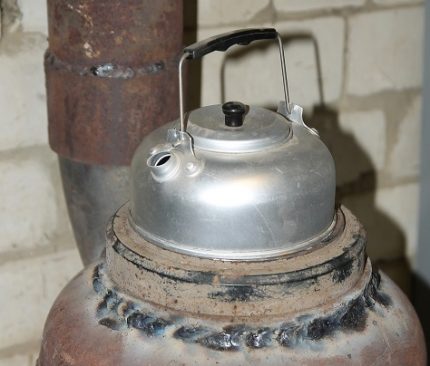 Kochfläche des Ofens