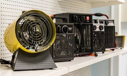 Асортиментът на топловентилаторите е обширен