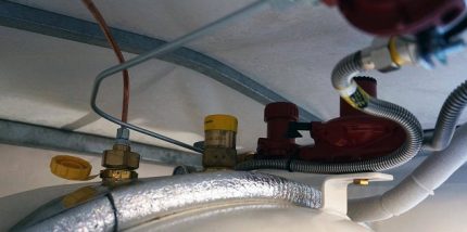 Оборудване на мобилен газголдер