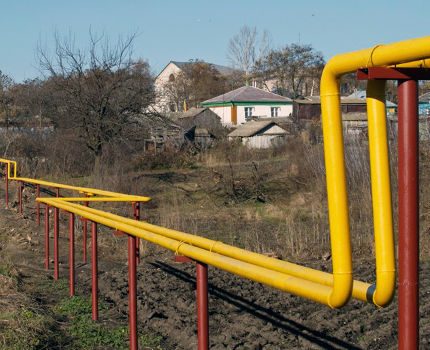 Тръбопровод на централизирана система за газоснабдяване Газопровод до парцела