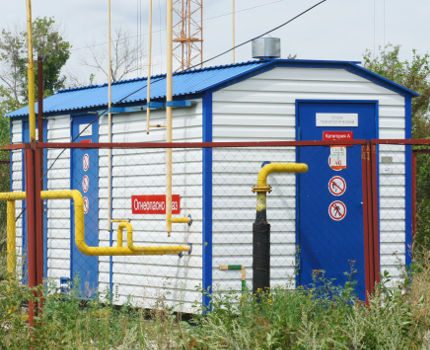 Газоразпределителна станция за мрежи с ниско налягане Блок за разпределение на газ