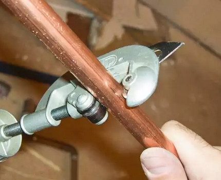Медна тръба за газово оборудване