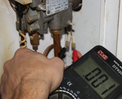 Диагностика на автоматиката на газовите котли