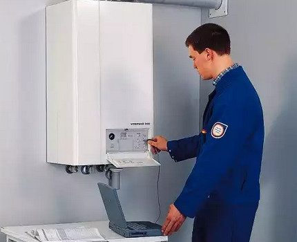 Обслужване на автоматиката на газовия котел