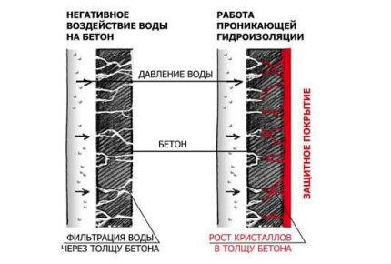 Действие на проникващия състав