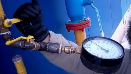 Опресовка на газопровода