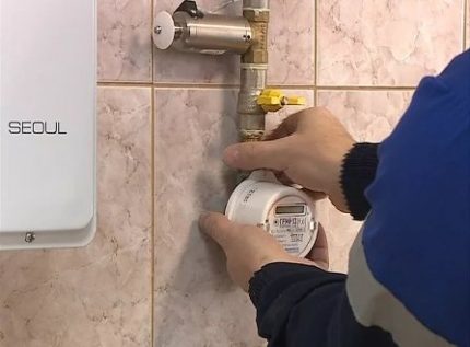 Инсталиране на газов брояч