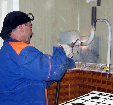 Заваряване на газови тръби