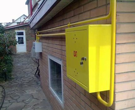 Газопровод с ниско налягане.