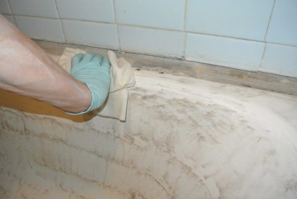 Обезмасляване на ваната