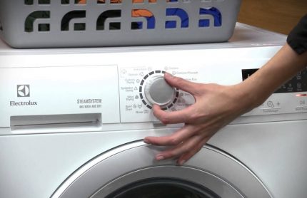 Режими на работа на пералнята