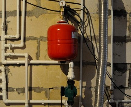 Ausdehnungsgefäß in der Heizungsanlage