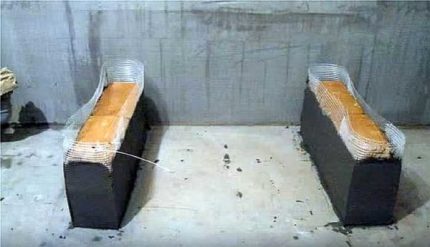 Измазване на опори с мрежа