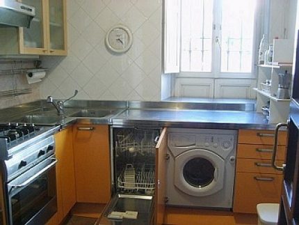 Напълно вградена пералня