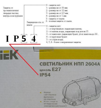 Степен на защитеност на електроуреда
