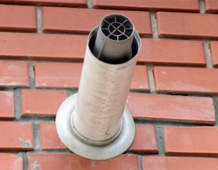 Koaxialer Rauchabzug